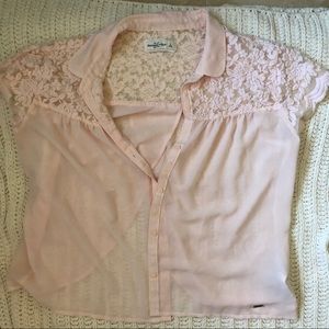Baby Pink Abercrombie Blouse